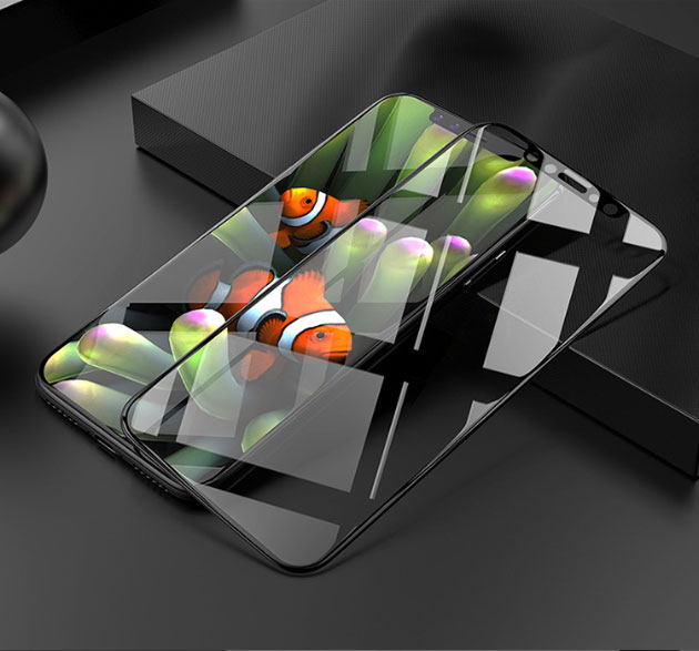 ฟิล์มกระจกนิรภัย 5D สำหรับ iPhone X